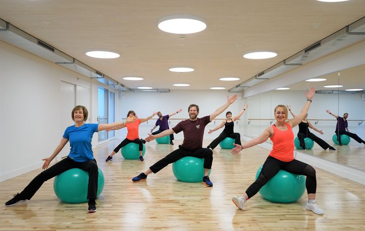 Kurs in der fit&well-Galerie