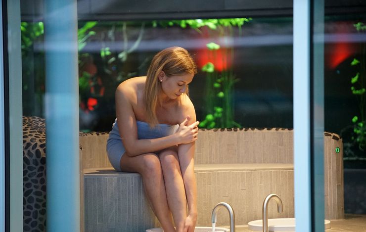 Fusswärmebecken in der Wellness-Welt sole uno Rheinfelden