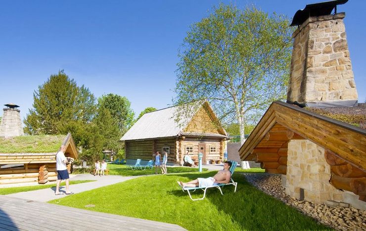 sole uno - Saunalandschaft Aussenbereich