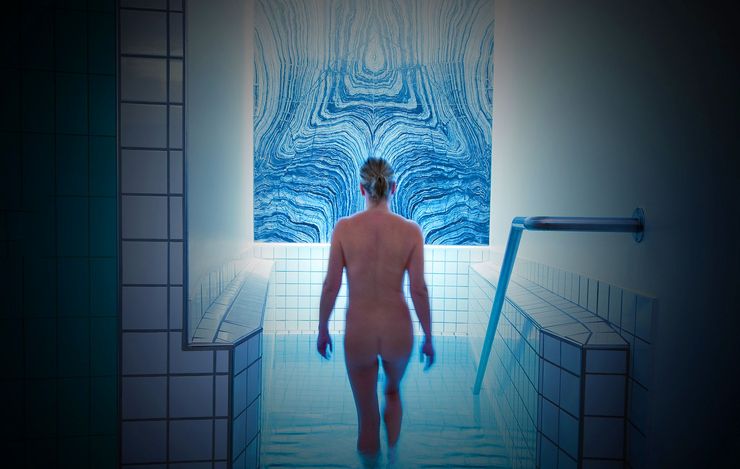 Tauchbecken im Sauna-Bereich